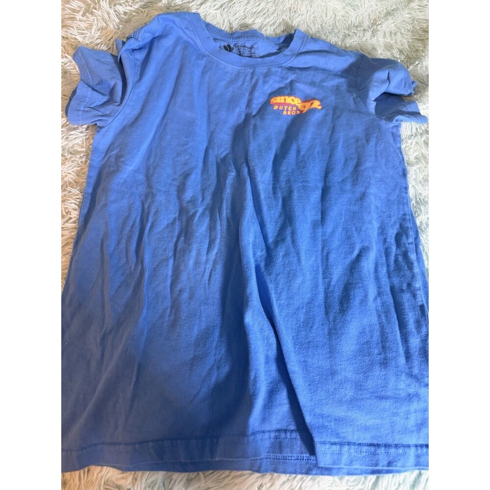 Dutch Bros Women’s Tshirt Short Sleeve Employee Blue Sz M Barista Since 1992